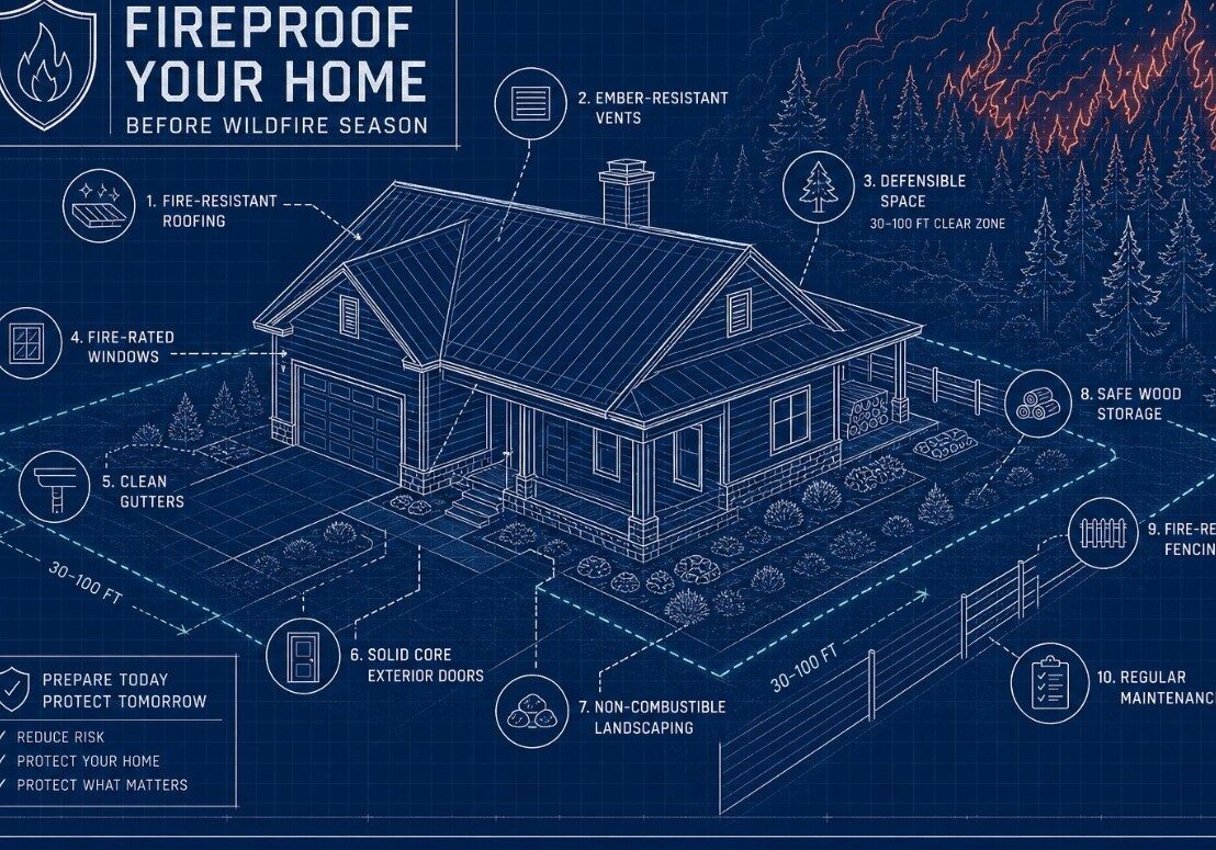 Diagram of fire danger