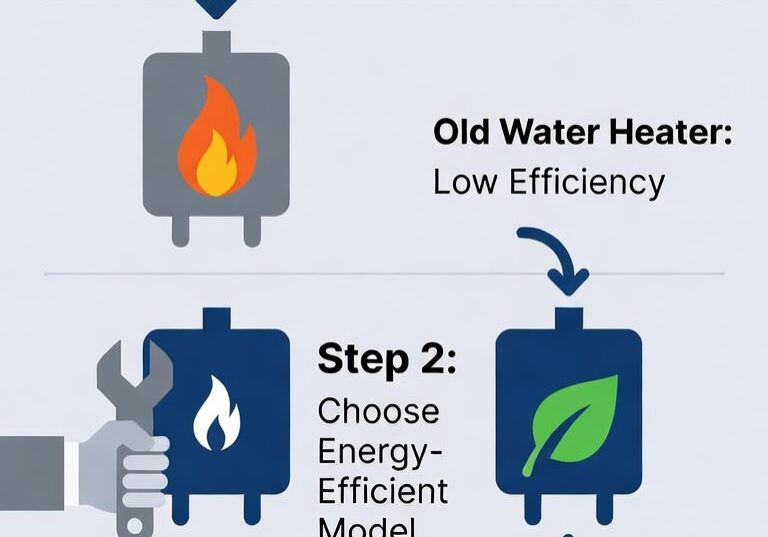 Assess old Heater. If old one does not meet standards install new one.